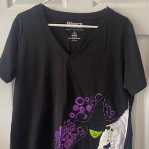 Wicked Broadway Musical Wizard of Oz Elphaba & Glinda Womans T Shirt Official